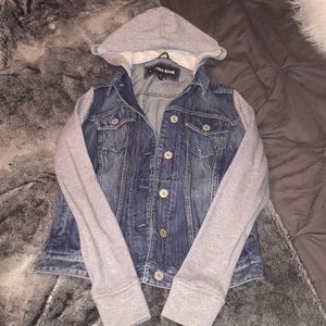 Express Hooded Jean Jacket